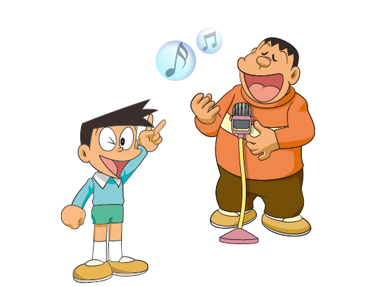 Doraemon microfono apaga sonidos